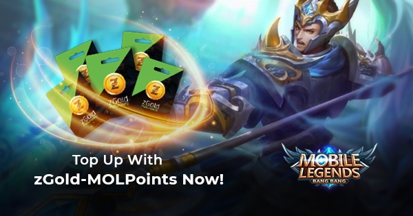 How to top up Mobile Legends with zGold-MOLPoints or zGold-MOLPoints Direct Top Up